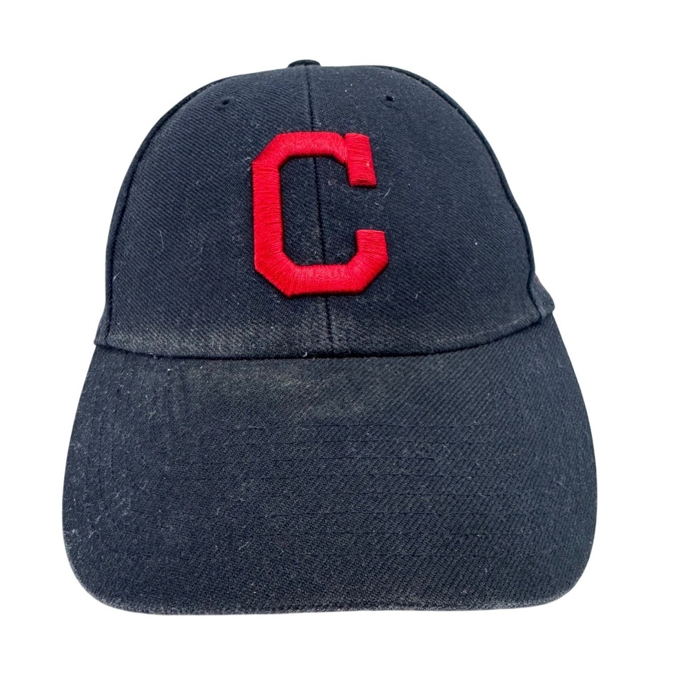 '47 Brand Cleveland‎ Indians Red MLB Baseball Cap Hat C Logo Adjustable Classic